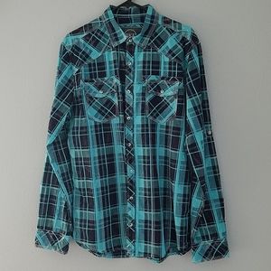 BUCKLE Athletic fit men shirt L